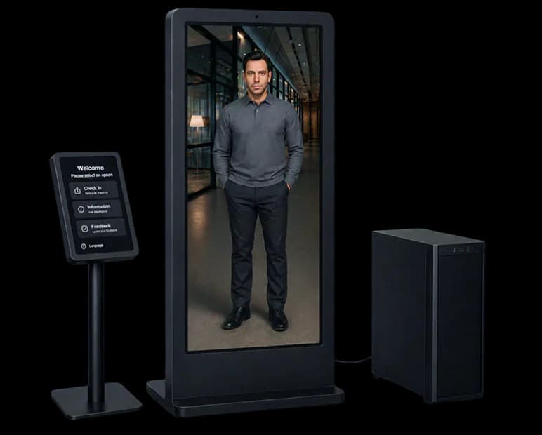 Flagship kiosk render